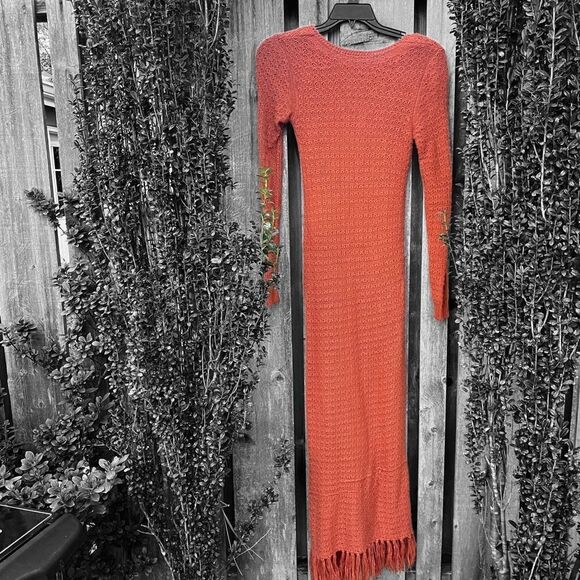 Pamela Love Fringe Sweater Dress Size XS - Picture 6 of 15